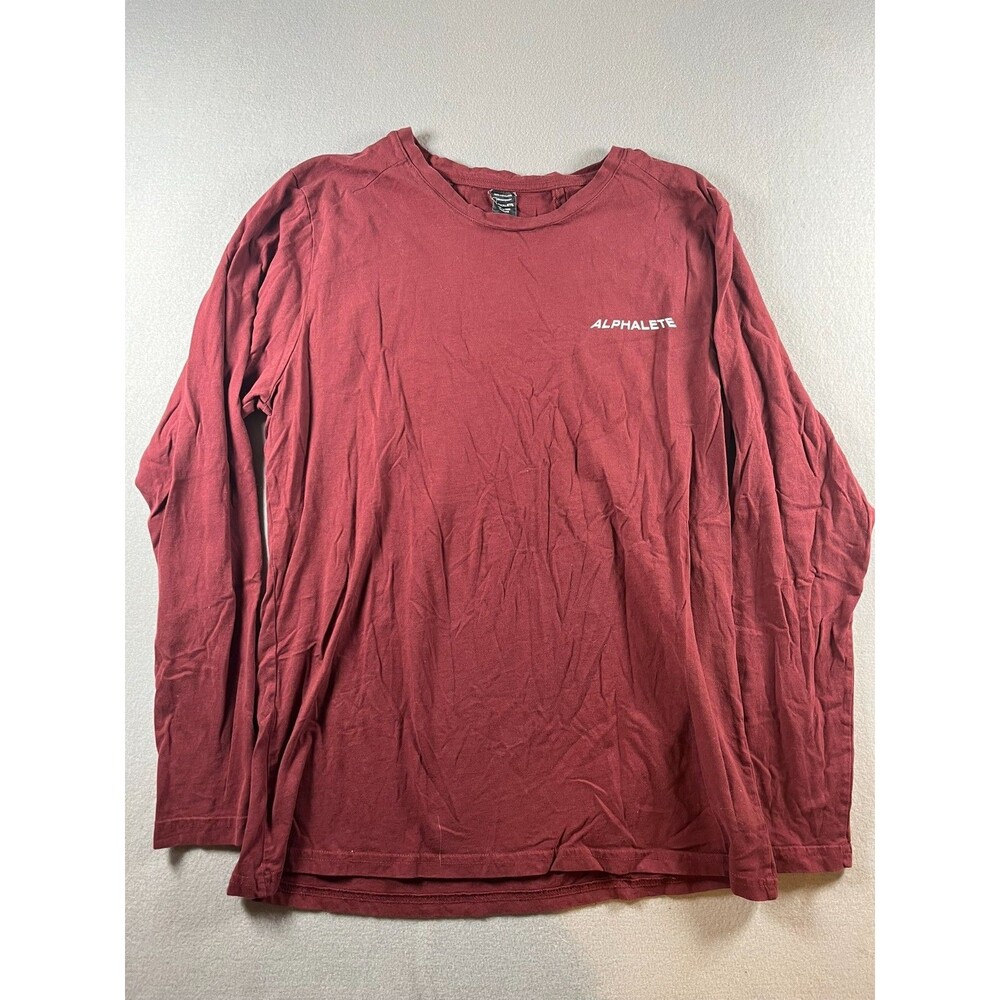 M Alphalete maroon rasphody collection long sleeve